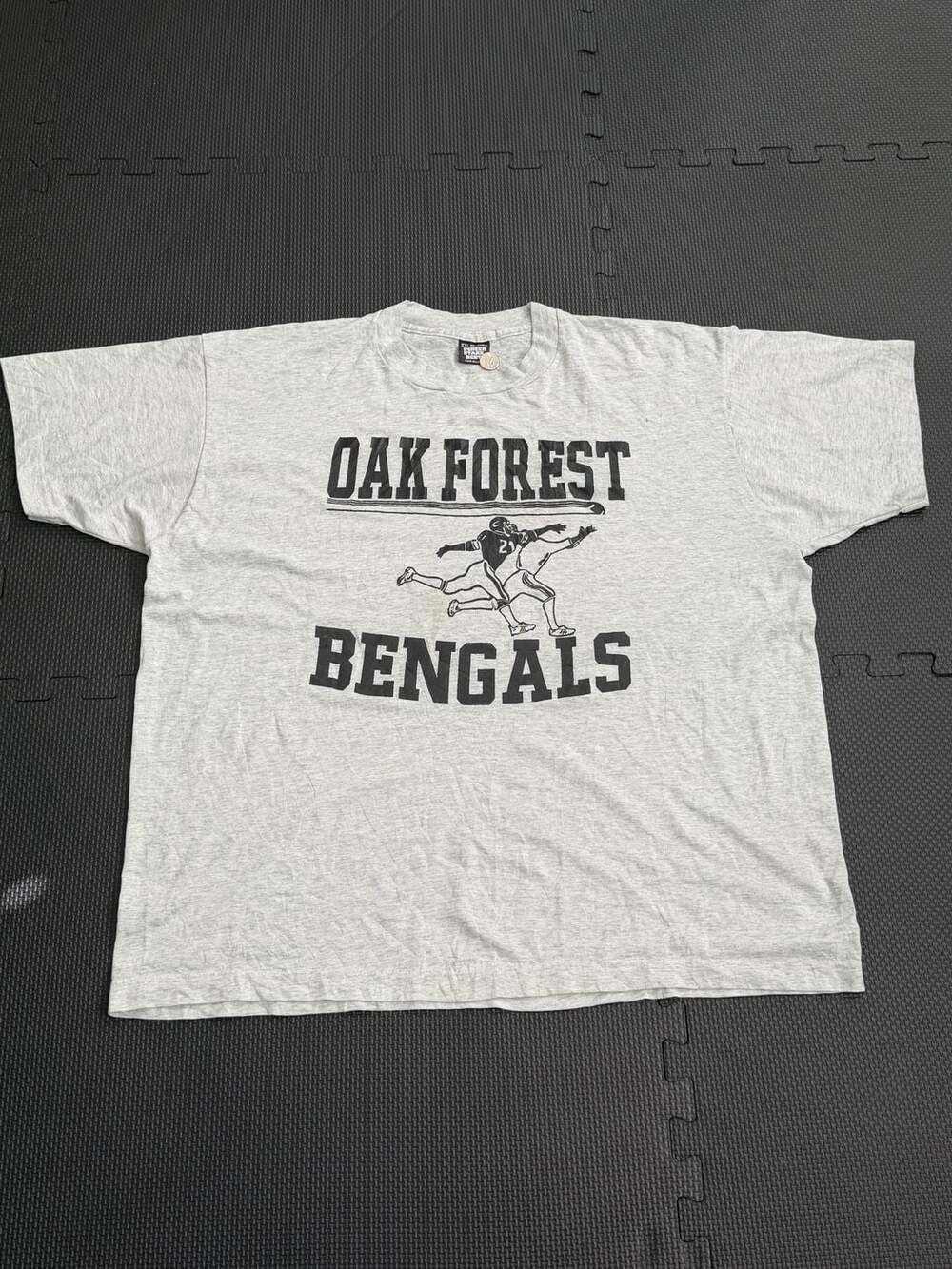 80s Oak Forest Bengals Football Single Stitched